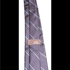 John Henry Vintage Necktie Striped Design Made In USA
